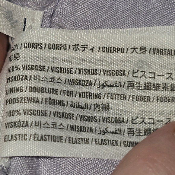 Abercrombie Kids Girls Lavender Romper in 15/16 - Picture 5 of 6